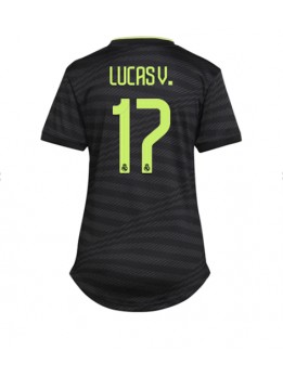 Real Madrid Lucas Vazquez #17 Ausweichtrikot für Frauen 2022-23 Kurzarm